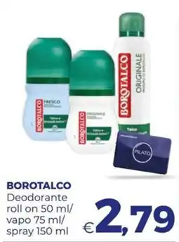 Pilato BOROTALCO Deodorante offerta
