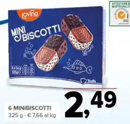 Todis Mini Biscotti Loving offerta