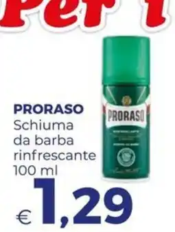 Pilato PRORASO Schiuma da barba rinfrescante offerta