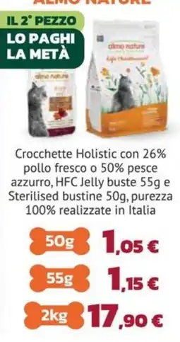 Joe Zampetti Crocchette Holistic almo nature offerta