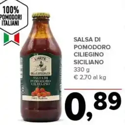 Todis L'ARTE DELLE SPECIALITÀ Salsa di Pomodoro Ciliegino offerta