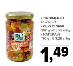 Todis BONTÀ DELL'ORTO CONDIMENTO PER RISO offerta
