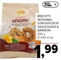 Todis Biscotti integrali con gocce di cioccolato e arancia offerta