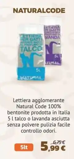 Joe Zampetti Lettiera agglomerante Natural Code offerta