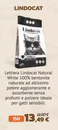 Joe Zampetti Lettiera Lindocat Natural White offerta