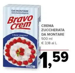 Todis Bravo Crem Crema Zuccherata Da Montare offerta
