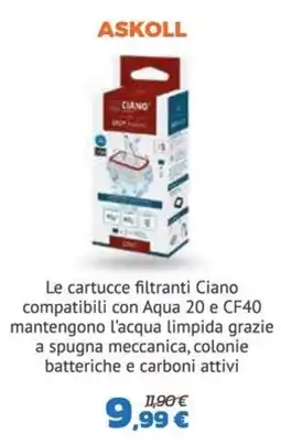 Joe Zampetti cartucce filtranti Ciano offerta