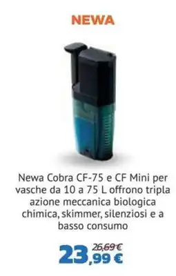 Joe Zampetti Newa Cobra CF-75 e CF Mini offerta