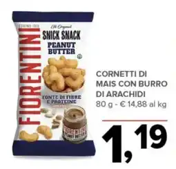 Todis Fiorentini Snick Snack Peanut Butter offerta