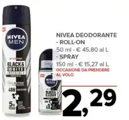 Todis NIVEA MEN DEODORANTE offerta
