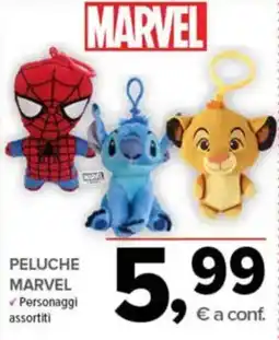 Todis Peluche Marvel offerta