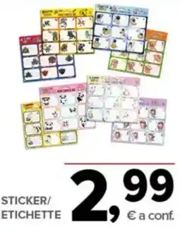 Todis STICKER/ETICHETTE offerta