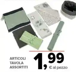 Todis ARTICOLI TAVOLA ASSORTITI offerta