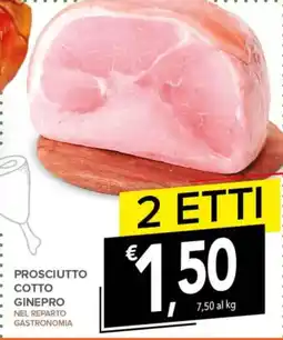 Todis Prosciutto Cotto Ginepro offerta