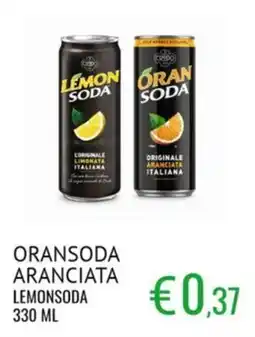 Sugros ORANSODA ARANCIATA LEMONSODA offerta