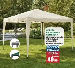 Happy Casa GAZEB0 RICHIUDIBILE CON SACCA offerta