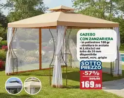 Happy Casa GAZEBO CON ZANZARIERA offerta