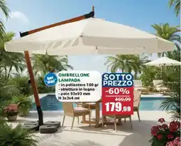 Happy Casa OMBRELLONE LAMPADA offerta