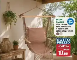 Happy Casa Sedia amaca offerta