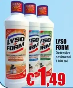 Casalandia LYSO FORM Detersivo pavimenti offerta