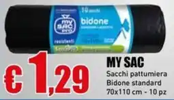 Casalandia MY SAC Sacchi pattumiera Bidone standard offerta