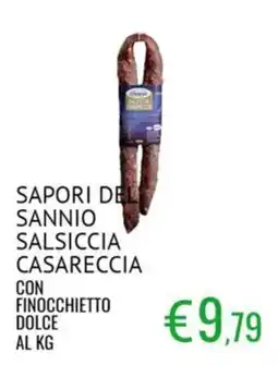 Sugros Sapori del Sannio Salsiccia Casareccia con Finocchietto Dolce offerta