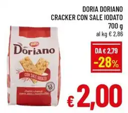 Famila Market Doriano cracker con sale iodato offerta