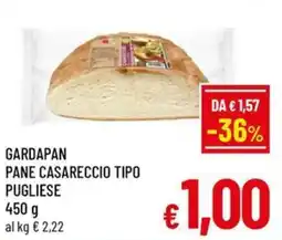 Famila Market GARDAPAN PANE CASARECCIO TIPO PUGLIESE offerta
