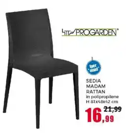Happy Casa Sedia Madam Rattan offerta