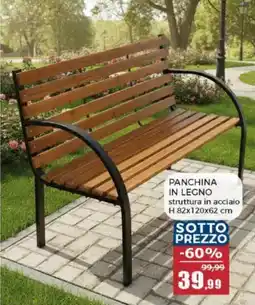Happy Casa PANCHINA IN LEGNO offerta