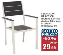 Happy Casa Sedia con braccioli offerta