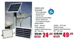 Happy Casa FARO LED SOLARE offerta