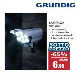 Happy Casa Grundig lampada solare offerta