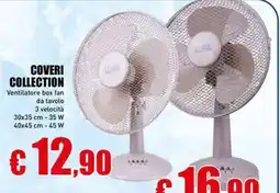 Casalandia COVERI COLLECTION Ventilatore box fan offerta