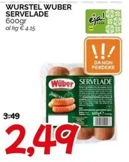 Hardis WURSTEL WUBER SERVELADE offerta