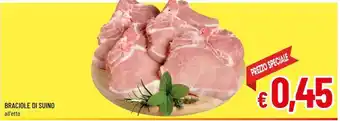 Famila Market Braciole di suino offerta