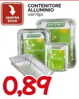 Hardis Contenitore Alluminio RAPID offerta