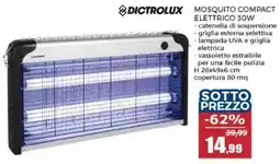 Happy Casa Dictrolux mosquito compact elettrico 30W offerta