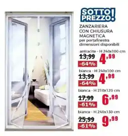 Happy Casa Zanzariera con chiusura magnetica offerta