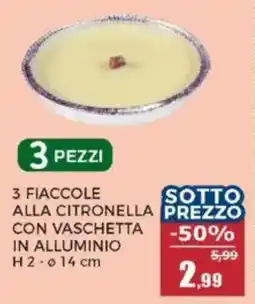 Happy Casa Fiaccola alla citronella offerta