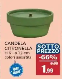 Happy Casa Candela Citronella offerta