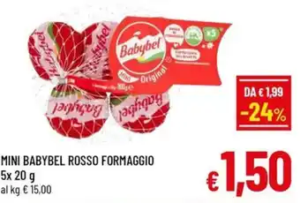 Famila Market MINI BABYBEL ROSSO FORMAGGIO offerta