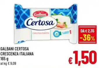 Famila Market Galbani Certosa Crescenza Italiana offerta