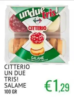 Sugros CITTERIO UN DUE TRIS! SALAME offerta