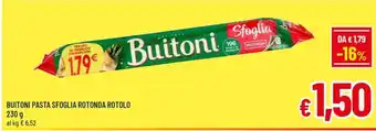 Famila Market Buitoni Pasta Sfoglia Rotonda Rotolo offerta