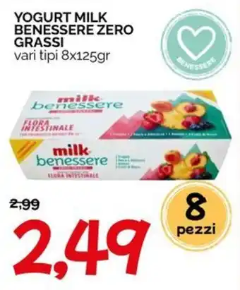 Hardis YOGURT MILK BENESSERE ZERO GRASSI offerta