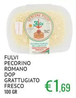 Sugros FULVI PECORINO ROMANO DOP GRATTUGIATO FRESCO offerta