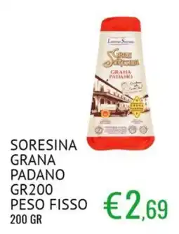 Sugros SORESINA GRANA PADANO offerta