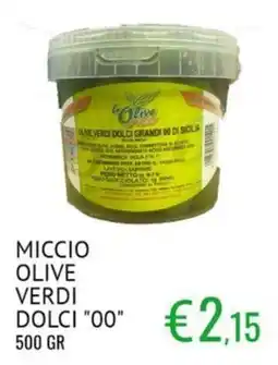 Sugros MICCIO OLIVE VERDI DOLCI "00" offerta