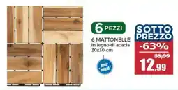 Happy Casa Mattonelle in legno di acacia offerta